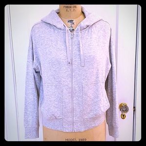 NWT Lou & Grey Signaturesoft Fleece Hoodie M grey